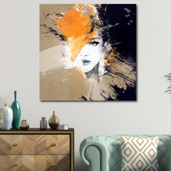 Tranh treo tường cô gái nghệ thuật 7