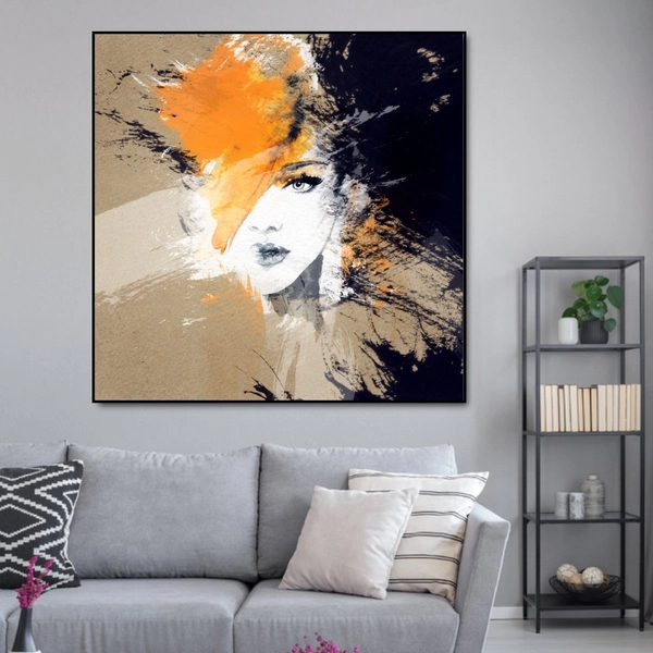 Tranh treo tường cô gái nghệ thuật 7