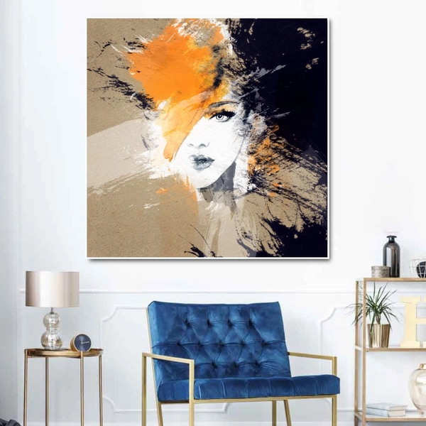 Tranh treo tường cô gái nghệ thuật 7