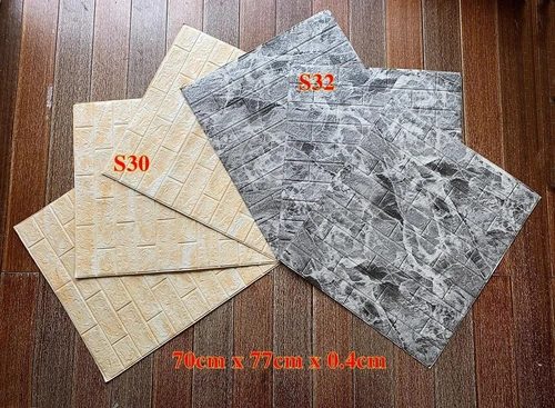 Xốp đá dán tường giá rẻ giả đá màu xám