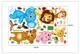 Decal dán tường vườn thú ngộ nghĩnh