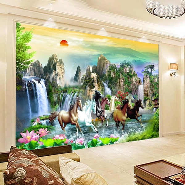 Tranh Dán Tường 3D Mã Đáo Thành Công