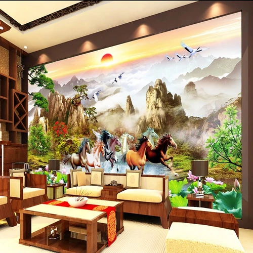 Tranh Dán Tường 3D Mã Đáo Thành Công