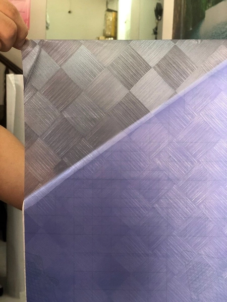 Decal Cuộn Kính Mờ Sọc Hoa Văn Khổ 1.2m
