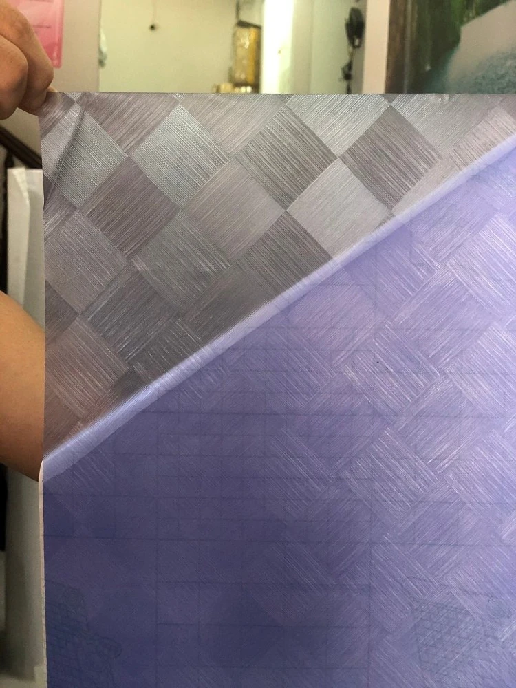 Decal Cuộn Kính Mờ Sọc Hoa Văn Khổ 1.2m