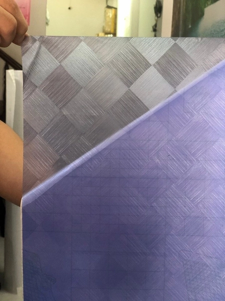 Decal Cuộn Kính Mờ Sọc Hoa Văn Khổ 1.2m