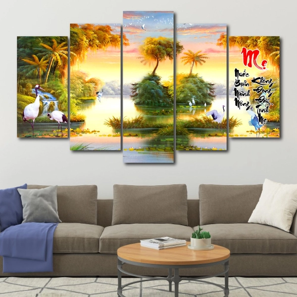 Tranh treo tường vu lan báo hiếu mẹ 10