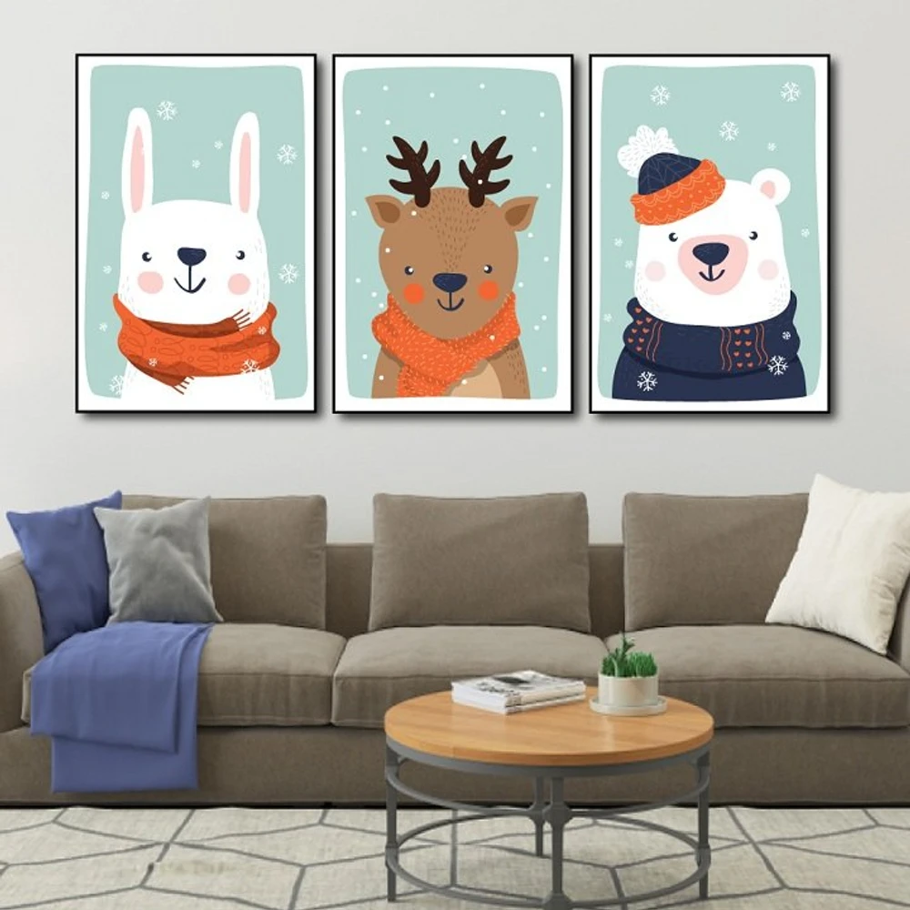 Tranh treo tường gấu con