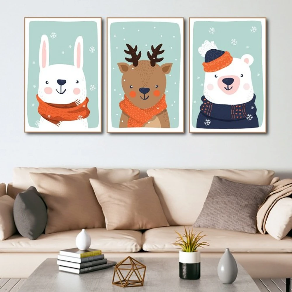 Tranh treo tường gấu con