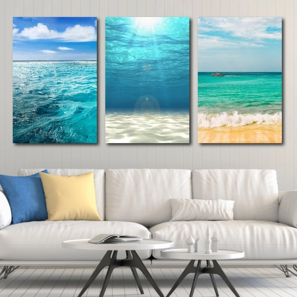 Tranh treo tường đại dương xanh