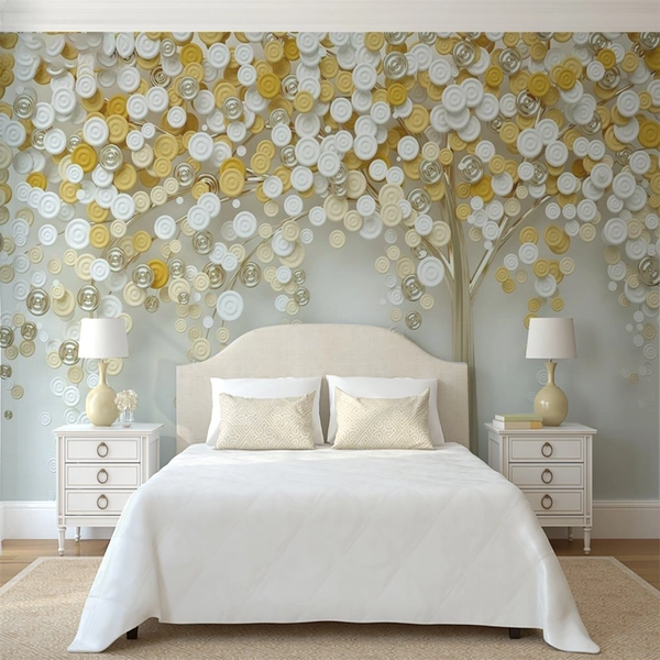 Tranh dán tường cây nghệ thuật