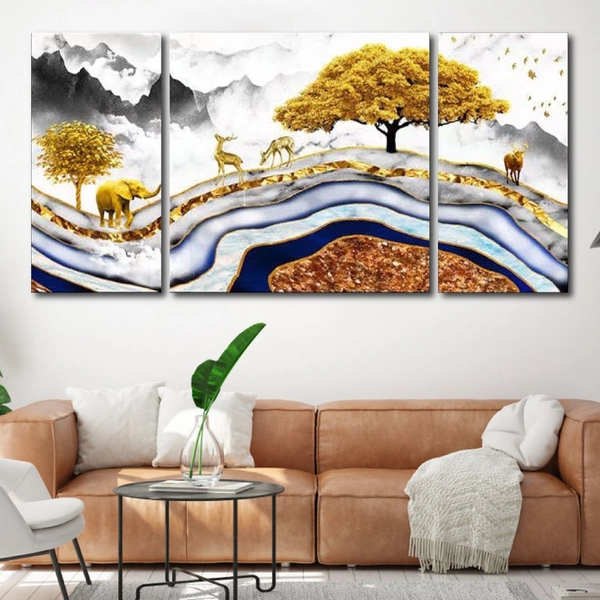 Tranh treo tường con đường rừng