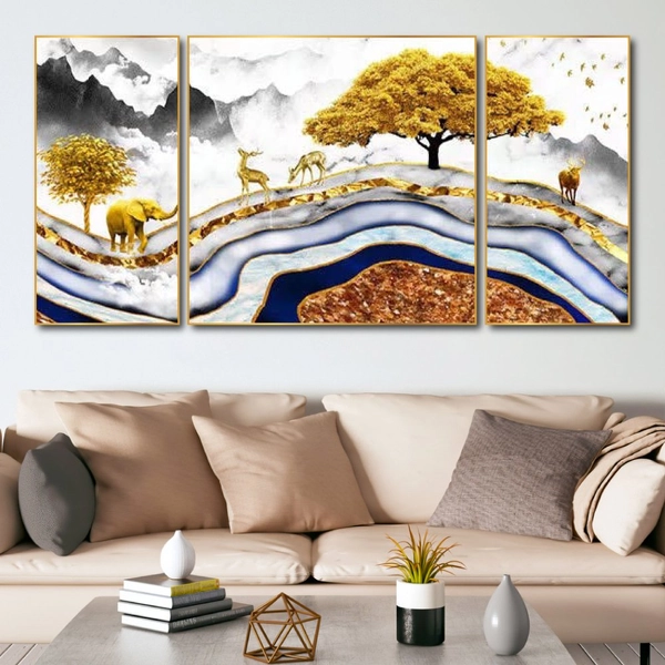 Tranh treo tường con đường rừng