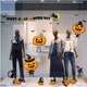 Decal 2 mặt trang trí halloween bí ngô halloween 2