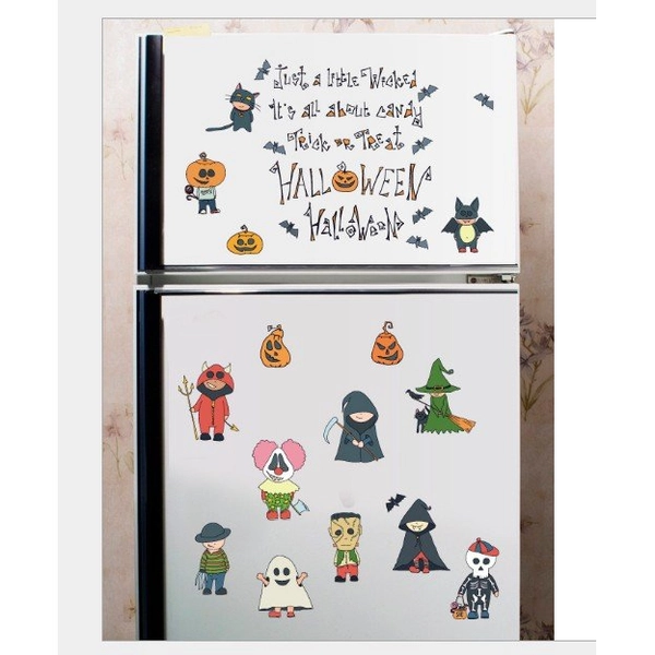 Decal 2 mặt trang trí halloween lễ hội halloween