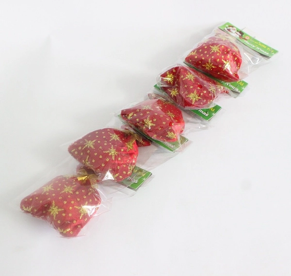 Đồ trang trí noel combo 2 túi tiền nhung đỏ