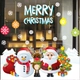 Decal trang trí ông già noel và người tuyết