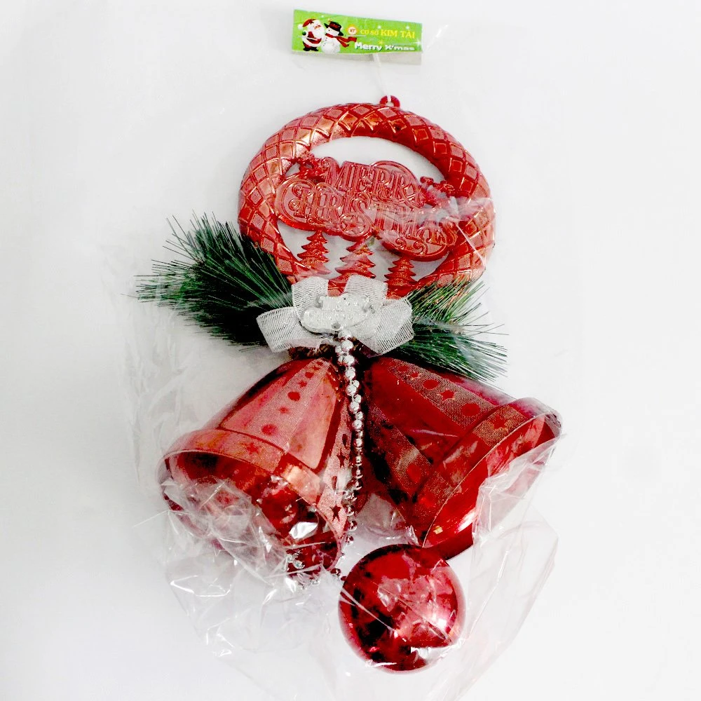 Đồ trang trí noel vòng treo chuông và quả châu