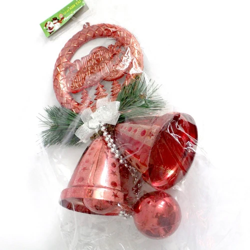 Đồ trang trí noel vòng treo chuông và quả châu