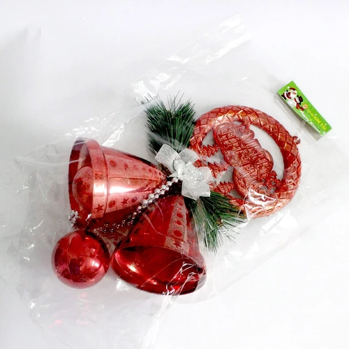 Đồ trang trí noel vòng treo chuông và quả châu
