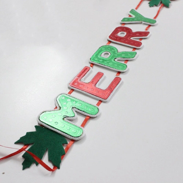 Đồ trang trí noel dây treo merry christmas nhỏ