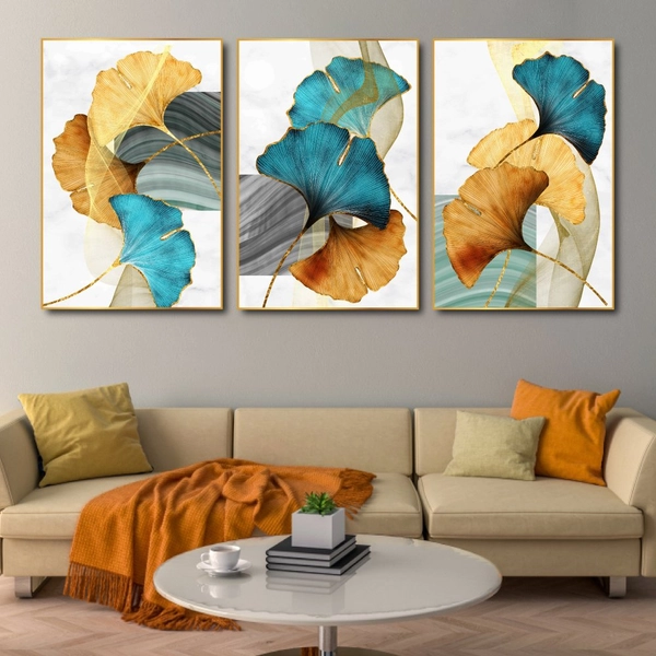 Tranh treo tường lá rẻ quạt