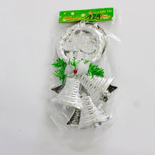 Vòng treo trang trí noel merry christmas và 3 chiếc chuông