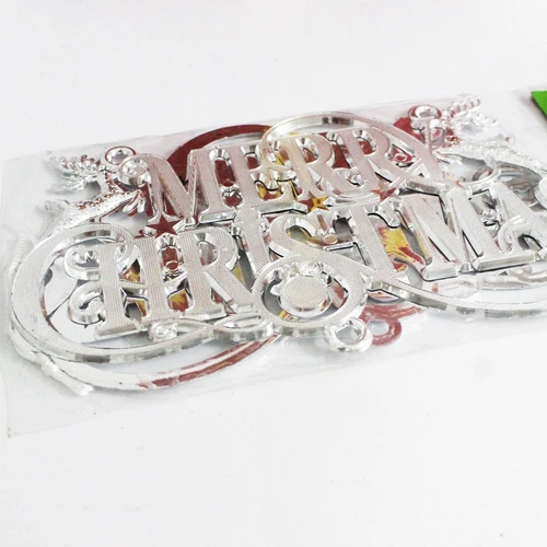 Bảng treo merry christmas trang trí size18cm