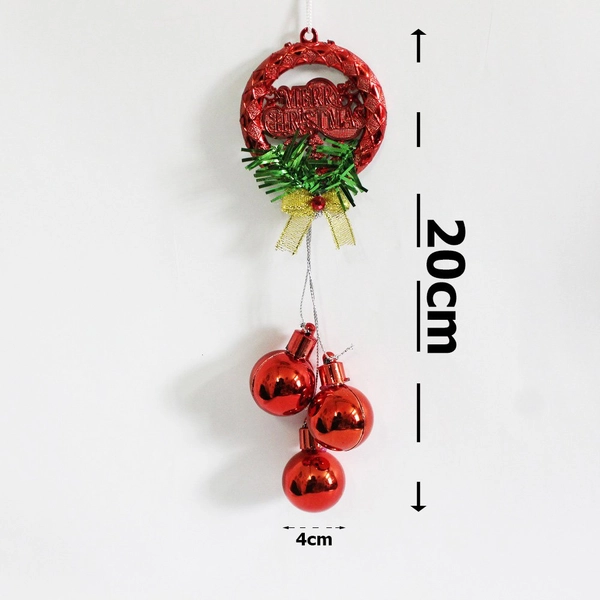 Bộ 2 dây treo quả châu trang trí noel