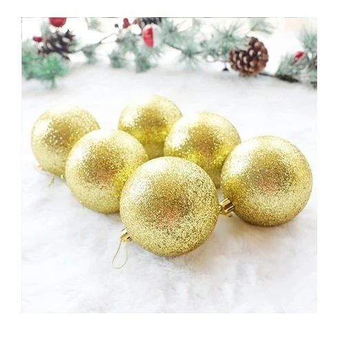 Đồ trang trí noel quả châu kim tuyến