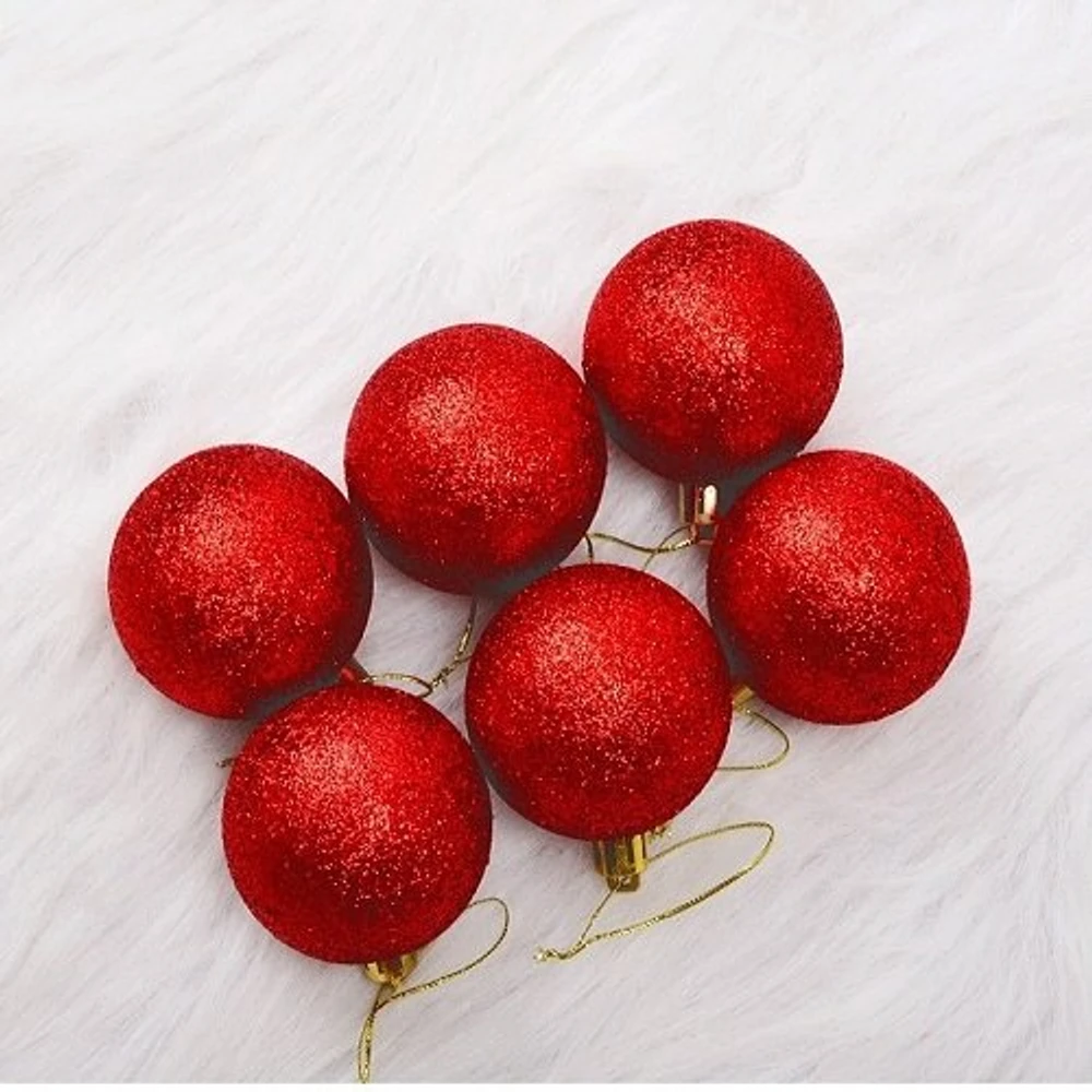 Đồ trang trí noel quả châu kim tuyến