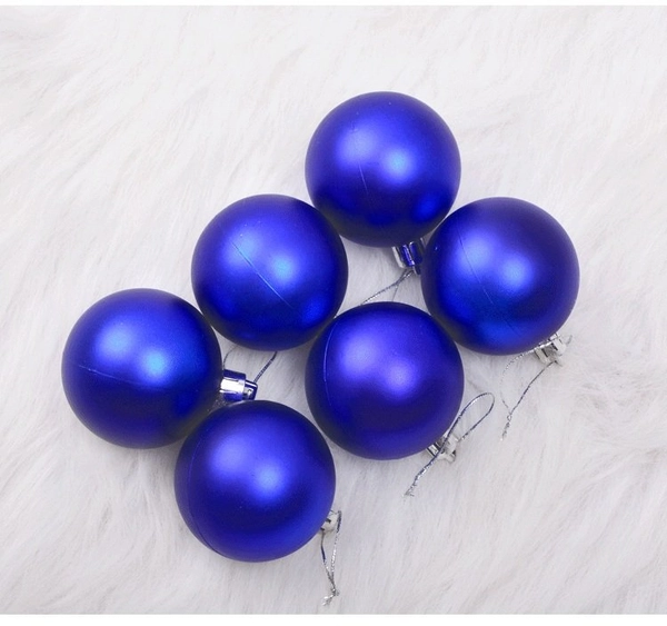 Đồ Trang Trí Noel 6 Quả Châu Mờ