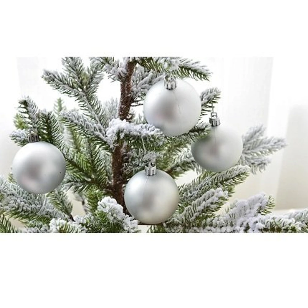 Đồ Trang Trí Noel Quả Châu Mờ