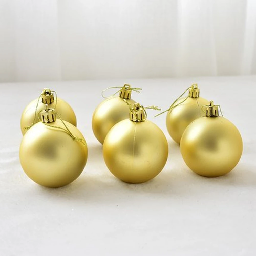 Đồ Trang Trí Noel Quả Châu Mờ