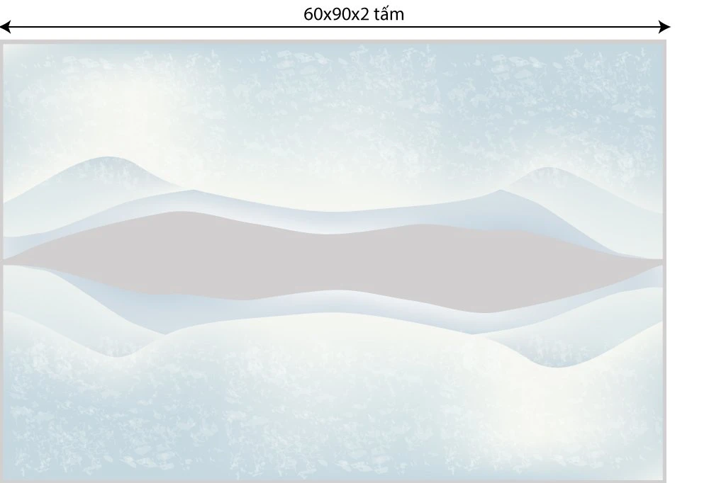 Decal trang trí combo cây thông đỏ và túi quà thần kỳ