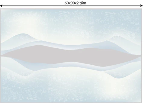 Decal trang trí combo cây thông đỏ và túi quà thần kỳ