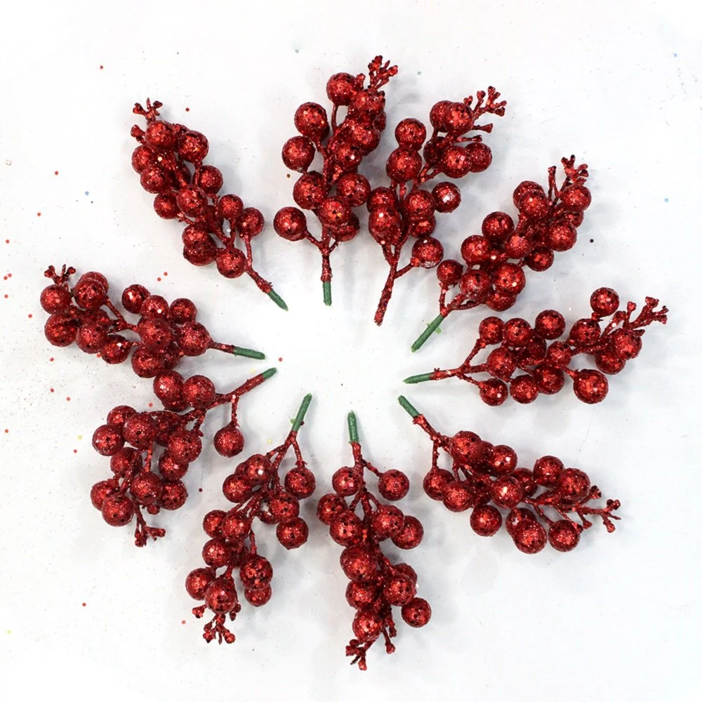 Đồ trang trí noel trái cherry treo trang trí