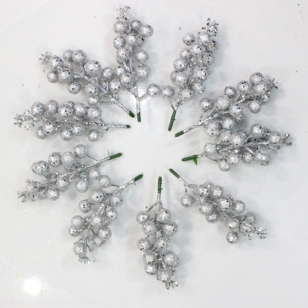 Combo 10 cành cherry (đỏ , vàng, trắng) treo trang trí