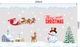 Decal trang trí combo merry Christmas và người tuyết