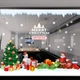 Decal trang trí combo ông già noel và cây thông xanh