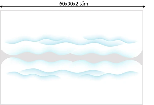 Decal trang trí combo ông già noel và cây thông xanh
