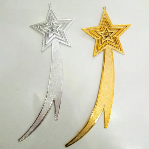 Đồ trang trí noel set 5 sao sẹt trang trí