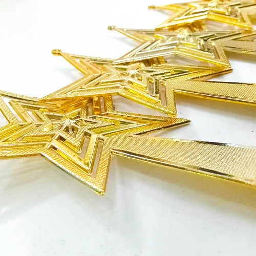 Đồ trang trí noel set 5 sao sẹt trang trí