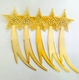 Đồ trang trí noel set 5 sao xẹt trang trí