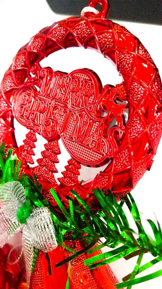 Đồ trang trí noel vòng merry chuông treo