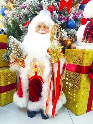 Mô hình ông già noel cao 3 tất trang trí tiểu cảnh