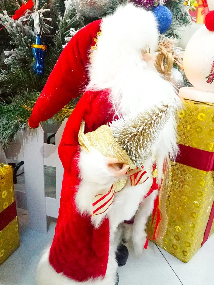 Mô hình ông già noel cao 3 tất trang trí tiểu cảnh