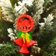Set 2 vòng treo trang trí noel merry christmas kèm chuông