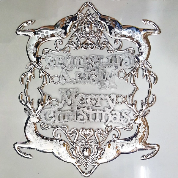 Đồ trang trí noel bảng treo merry christmas và nai