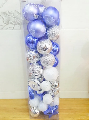 Đồ trang trí noel combo quả châu xanh treo